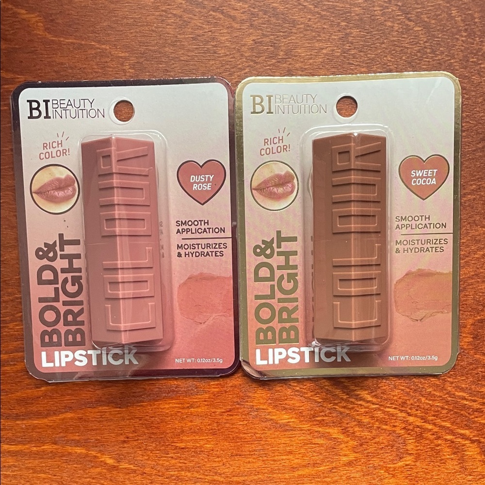 Lipstick Duo - Dusty Rose & Sweet Cocoa - Picture 1 of 8